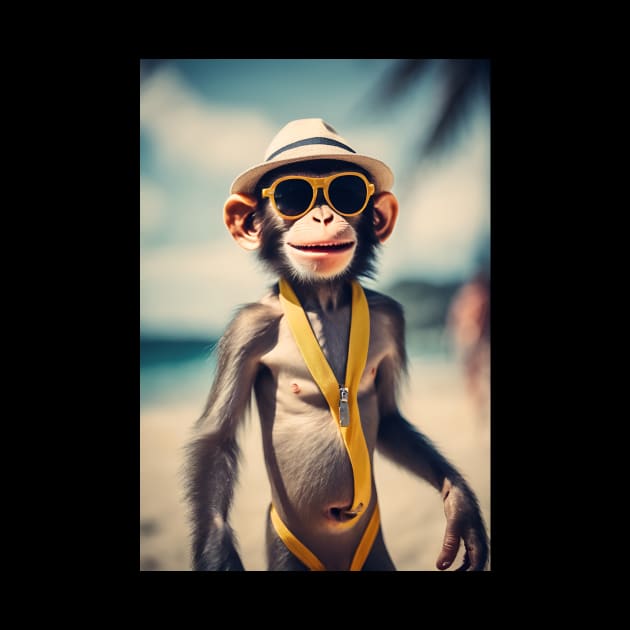 Funny monkey by helintonandruw