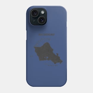 Oahu Surf map Phone Case