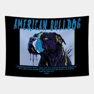 American Bulldog Tapestry