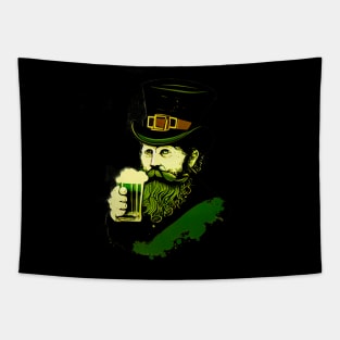 Retro Leprechaun Tapestry