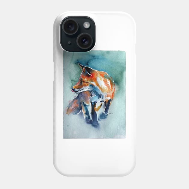 Cute red fox Phone Case by kovacsannabrigi