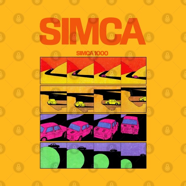 SIMCA 1000 - brochure by Throwback Motors