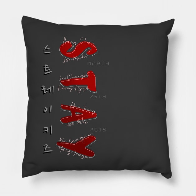 Special STAY fandom design Pillow by bixxbite