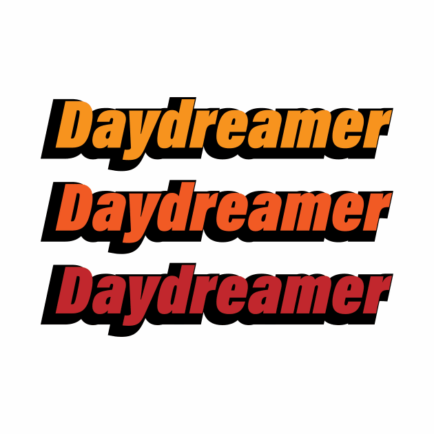 Daydreamer colorful typography design by CRE4T1V1TY