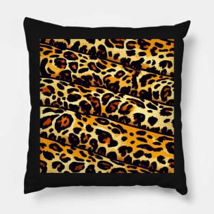 Stylized Leopard Fur - Printed Faux Hide #3 Pillow