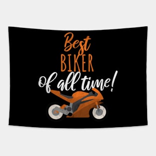 Motorcycle best biker Tapestry