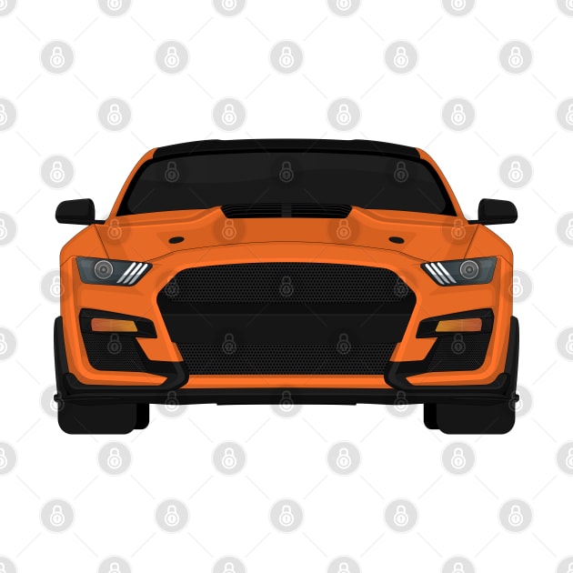 Shelby GT500 2020 Twister-Orange + Black roof by VENZ0LIC