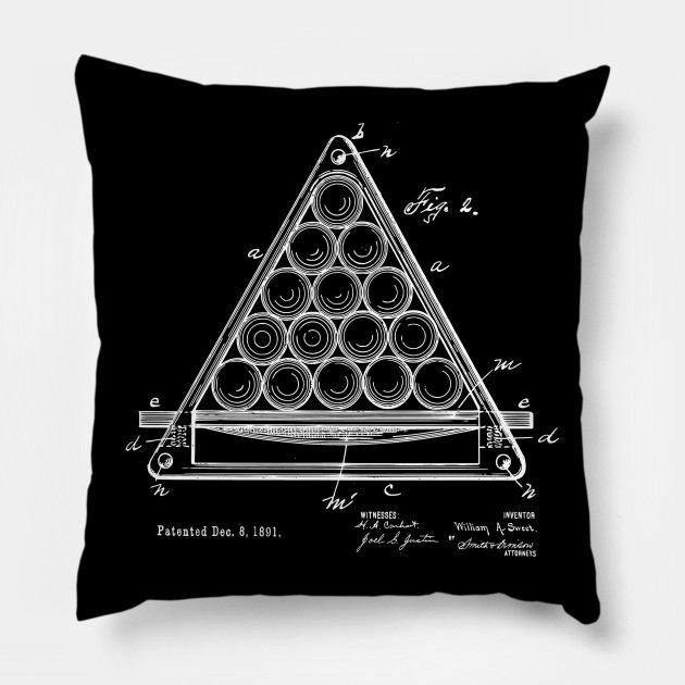8 Ball Pool Player Gift 1891 Early Patent Image Pool Ball