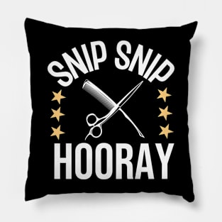 Snip Snip Hooray Pillow