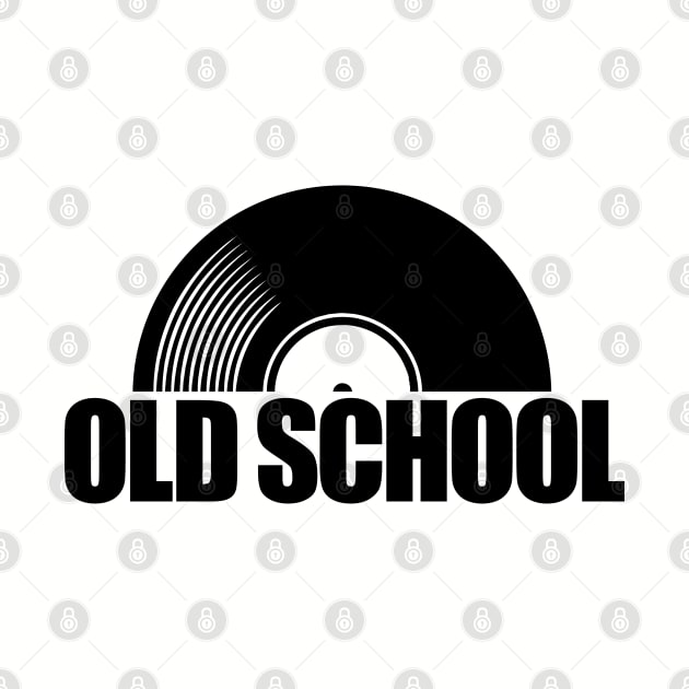 Old School Vinyl Record by Tee4daily