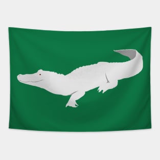 Albino Alligator Tapestry