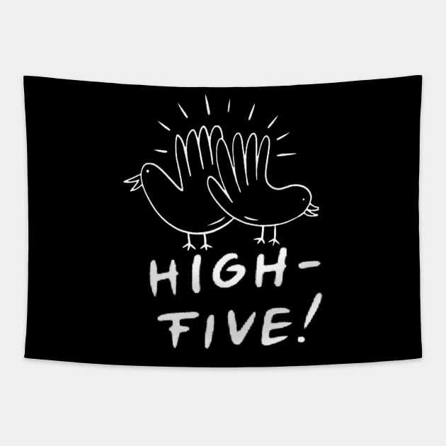 High - Five! High-Five! Tapestry by Haland 9