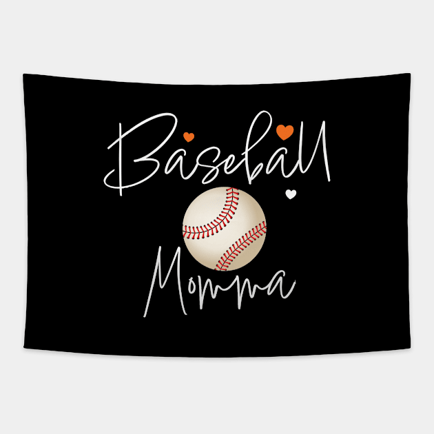 Baseball Momma Tapestry by Scott Richards