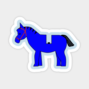 Interpretation of a Minifig Horse Magnet