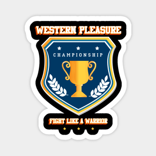 Western pleasure Magnet