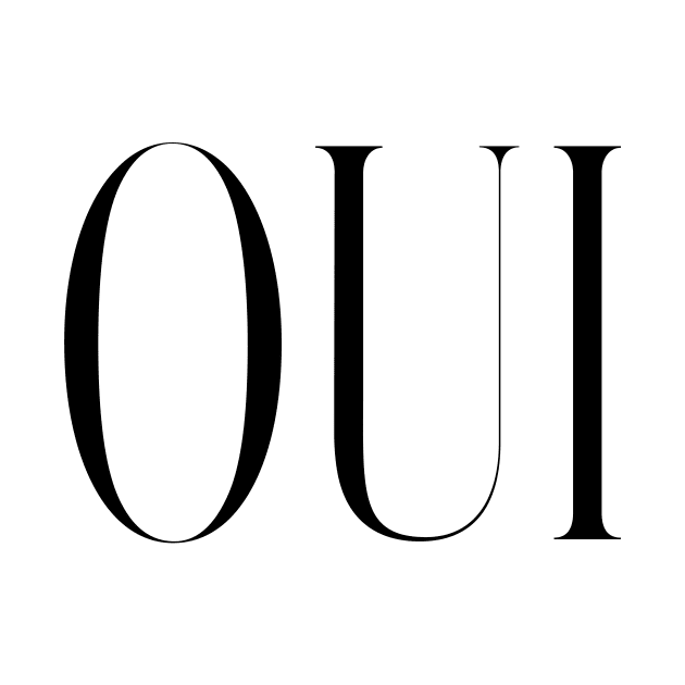 Oui Couture Style Slogan by TeeTime