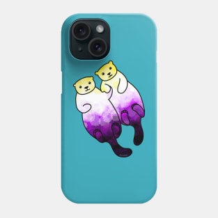 Non-binary otters. Phone Case