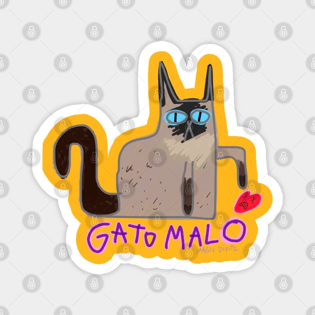 Soulless gato bad Magnet by magicdidit2