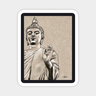 Buddha  art,digital art,digital painting ,thai art,digital file,creative art Magnet