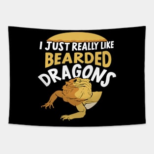 I Just Really Like Bearded Dragons Reptile Bearded Dragon Tapestry