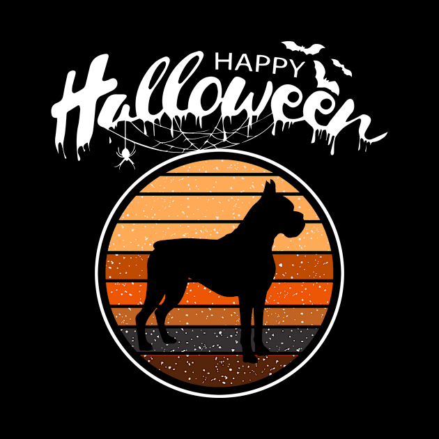 Funny Happy Halloween Beautiful Boxer Men Women Kids Gift by mlleradrian