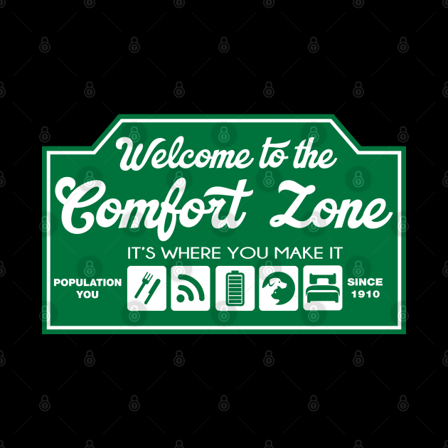 WELCOME TO THE COMFORT ZONE by remerasnerds
