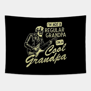 I'm Not A Regular Grandpa I'am a Cool Grandpa Tapestry