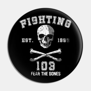 Fighting 103 Jolly Rogers Pin