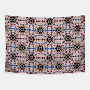 kaleidoscope, mandala, flower stylization in pastel colors Tapestry