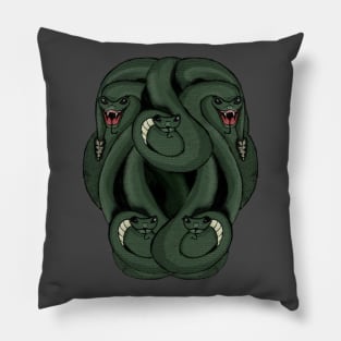 A sheild of snakes Pillow