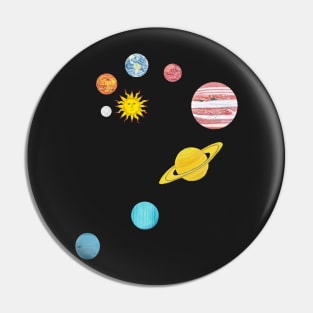 Solar System Pin