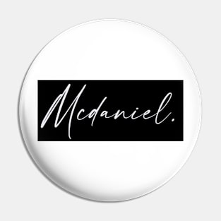 Mcdaniel Name, Mcdaniel Birthday Pin