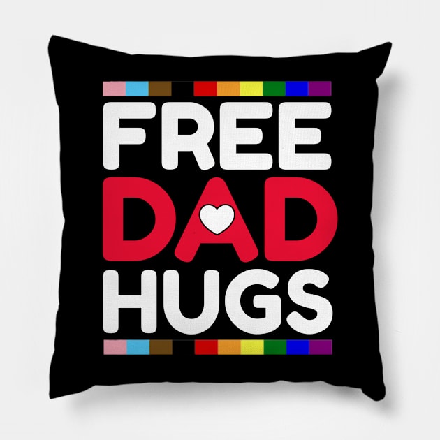 FREE DAD HUGS Pillow by David Hurd Designs