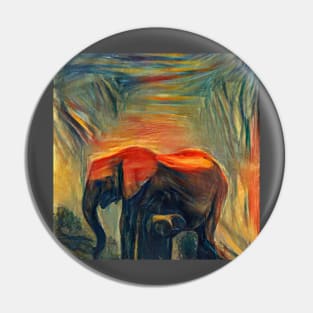 Cute elephant (animal, baby elephant, elephant art, cage the elephant and elephant painting) Pin