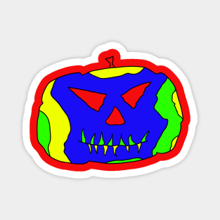 Tropical jack o'lantern Magnet