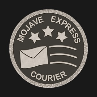 Mojave Express Courier "Patch" (White on Black) T-Shirt