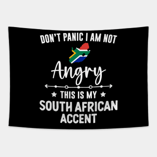 Funny South African Dont Panic, South Africa Tapestry