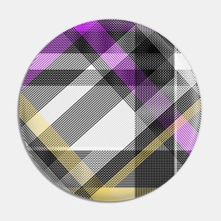 Abstract Lines - Nonbinary Colors Pin