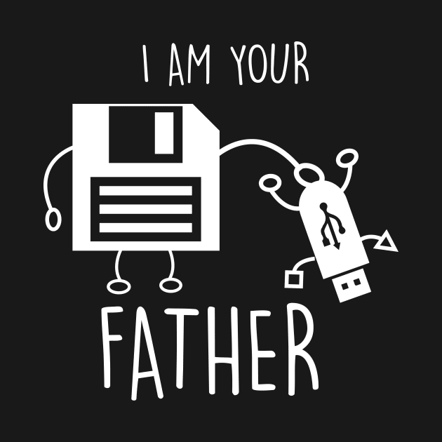 Cute & Funny USB Floppy Disk I Am Your Father Pun by theperfectpresents