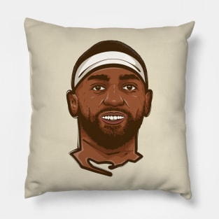 Bobby Portis Face Cartoon Pillow