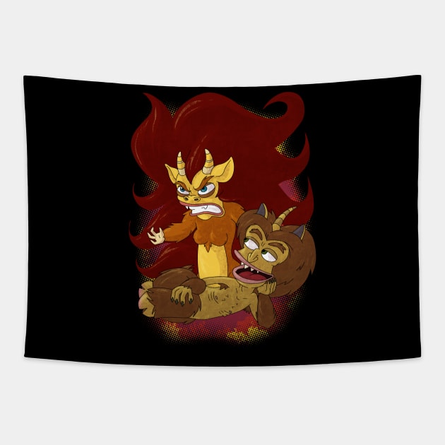 Big Mouth Tapestry by Thai_Lu