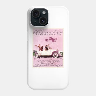 Mercedes Daimler Motor Advertisement German Automobile Vintage Car Phone Case