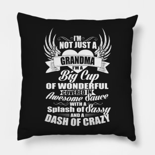 Sassy and Wonderful Grandma Pillow