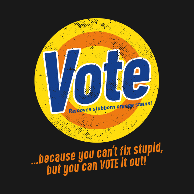 Vote removes stubborn orange stains by Bubsart78