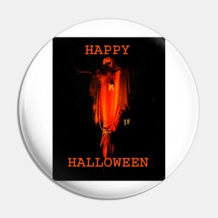 Happy Halloween from Pumpkin Man Pin