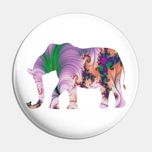 For elephants fans | Aesthetic Multicolored Elephant Pin