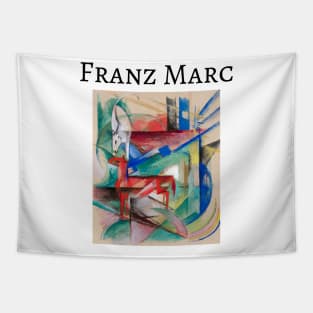 Franz Marc abstract artwork Tapestry