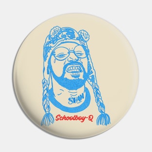 Schoolboy Q Retro Overprint Pin