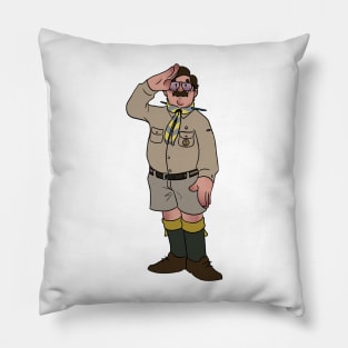 Pat Salute - BBC Ghosts Pillow