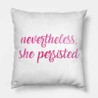 She Persisted Pillow